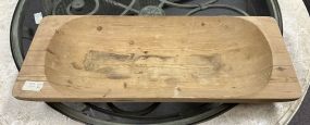 Bygdekunet Wood Carved Dough Bowl