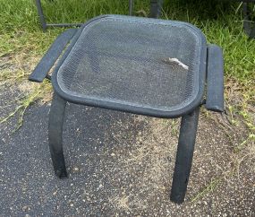 Small Metal Outdoor Accent Table