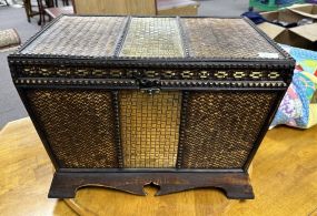 Decorative Wicker Style Storage Box