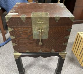Asian Style Storage Box on Stand