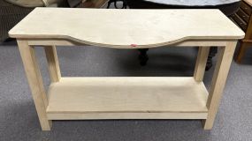 Hand Made Wood Console Table
