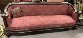 Antique Empire Mahogany Sofa