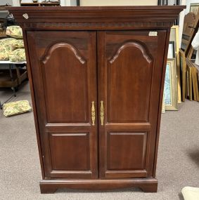 Late 20th Century Cherry Entertainment Media Cabinet