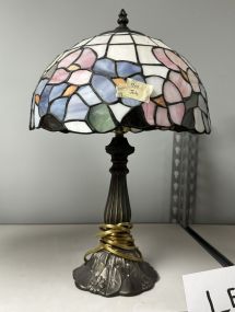Faux Stained Glass Table Lamp