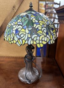 Faux Stained Glass Table Lamp
