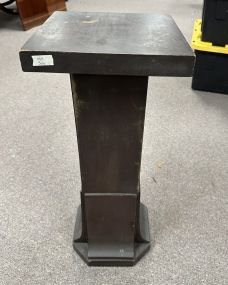 Vintage Mahogany Square Pedestal Table