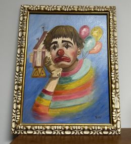 Betty Hamilton Painting of Clown