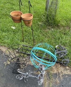 Group of Metal Planters