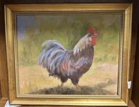 Betty Hamilton Painting of Rooster