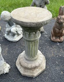 Concrete Outdoor Pedestal Stand
