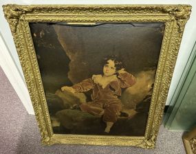 Antique Gold Gilt Framed Print