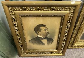 Antique Gold Gilt Framed Portrait