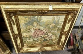 Vintage Framed Tapestry