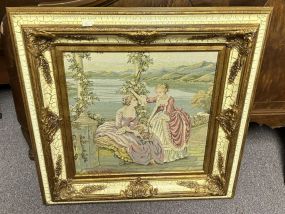 Vintage Framed Tapestry
