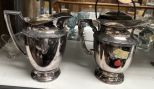 Rockford and Rogers Silver Plate Water Pitchers