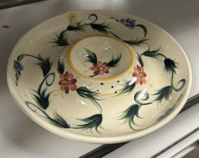 Gail Pittman Ceramic Chip and Dip Platter