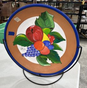 Cynthia 1997 Stoneware Charger