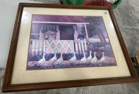 BJ Cummings Print of Geese