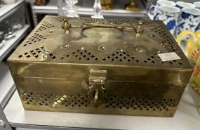 Brass Oriental Cricket Box