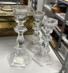 Glass Candlesticks