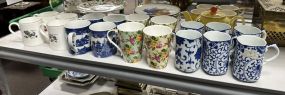 Group of Porcelain Mugs