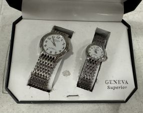 Geneva Superior Mens and Ladies Watches