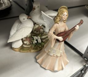 Dove Ceramic and Ceramic Angel