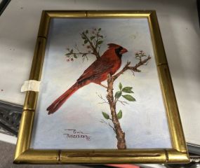 Gwin Robertson 1992 Cardinal Painting