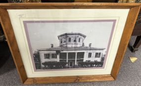 Framed Photograph of Old Plantation Home