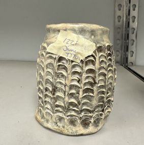 MK Signed Pottery Vase