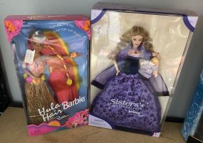 2 Collectible Barbie
