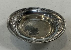 .860 ozt 4w Reed & Barton Sterling Silver Pin Cushion, Ring Dish