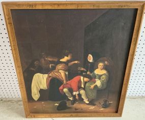 Reproduction Bad Company by Jan Steen, a Dutch Golden Age painter. 29