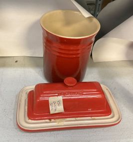 Le Creuset Butter Dish and Container