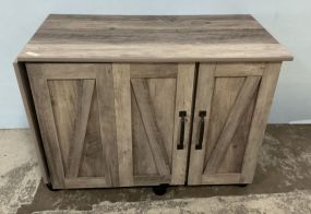 Modern Farmhouse Wood Sewing Table 29h 39w 19d