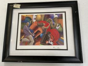 Serigraph Love that Jazz by Marcus Glenn 9