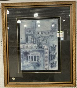 Framed City Scape Print 40