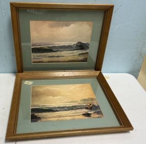 Pair of Jerry Bond Ocean Prints