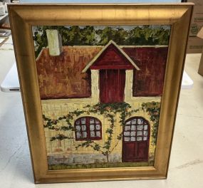 Ginny Futvoye Large Painting of Cottage 48