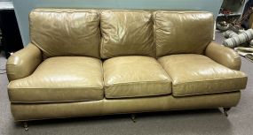 Hancock and Moore Sofa Leather Sofa 6'9