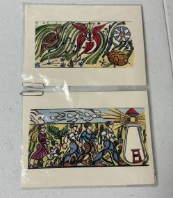 Walter Anderson Two Postcards