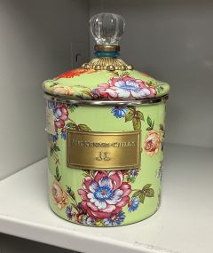 MacKenzie-Childs Flower Market Small Canister 7