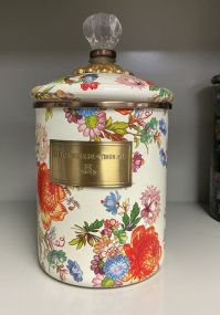 MacKenzie-Childs Flower Market Small Canister 9