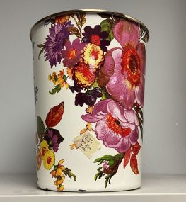 9.5h MacKenzie-Childs Flower Market Waste Bin