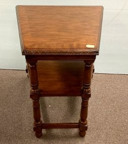 Wedge Shaped Side Table 24