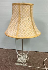 Mackenzie's Childs Shade Glass Vase Lamp 26