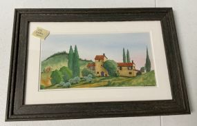 J. Delaski Watercolor Landscape 10