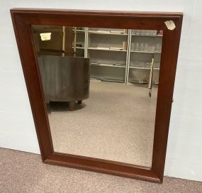 Wood Rectangle Mirror 30