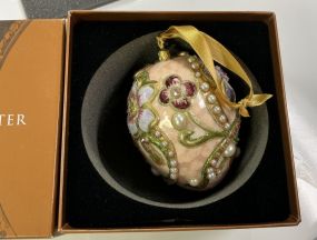 Jay Strongwater Christmas Ornament 3.5