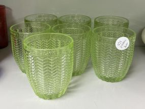 7 Twill Green Double Old Fashions